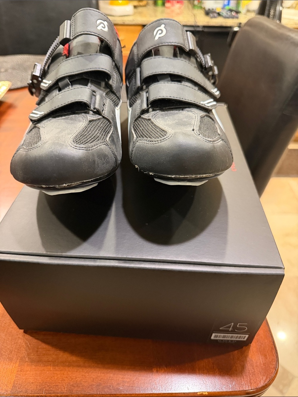 Peloton Black Cycling Shoes - Men's Size 45 or Men’s size 11